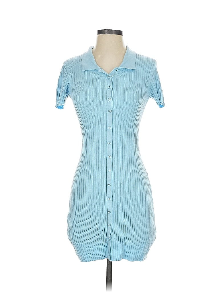 Pre-owned Urban Outfitters Casual Dress In Blue