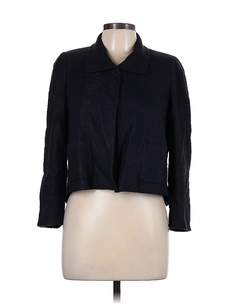 Pre-owned Elie Tahari Blazer Jacket In Black