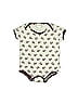 Third Street Print Ivory Short Sleeve Onesie 0-3 MO / 3 MO - photo 1