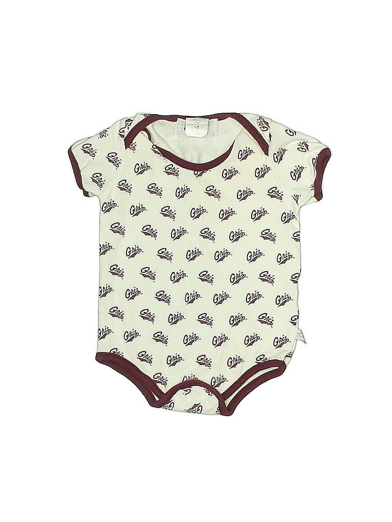 Third Street Print Ivory Short Sleeve Onesie 0-3 MO / 3 MO - photo 1