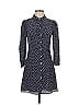 Veronica Beard 100% Silk Polka Dots Blue Casual Dress Size 2 - photo 1