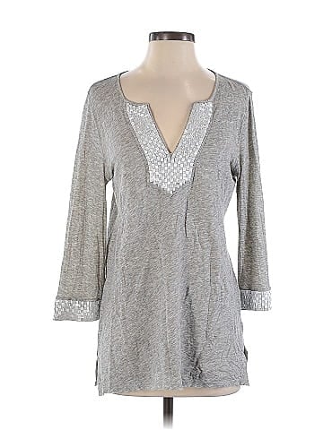 Calypso St. Barth 3/4 Sleeve Top (view 1)
