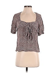 Moda International Short Sleeve Silk Top