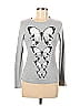 Norma Kamali 100% Organic Cotton Silver Gray Sweatshirt Size M - photo 1