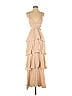 A.L.C. 100% Silk Tan Cocktail Dress Size 2 - photo 1