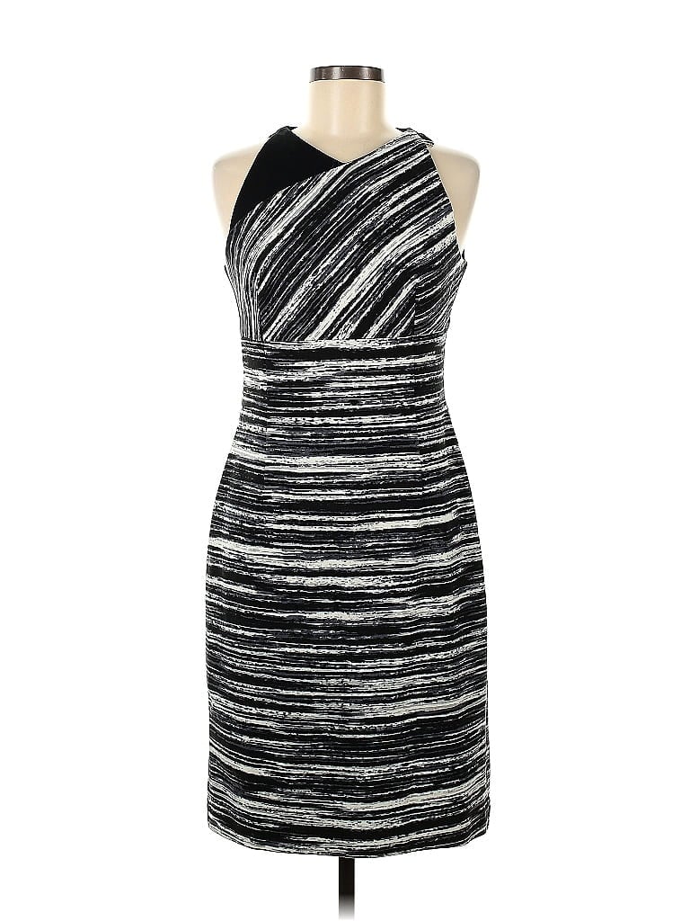 Pre-owned W By Worth Cocktail Dress In Silver