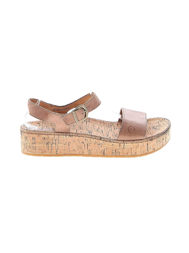 Born Handcrafted Footwear Tan Brown Wedges Size 10 - 63% off | ThredUp