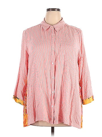 Intro 3/4 Sleeve Button-Down Shirt (view 1)