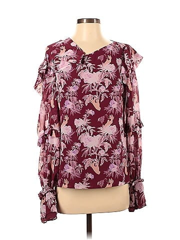 Three Floor Long Sleeve Blouse (view 1)