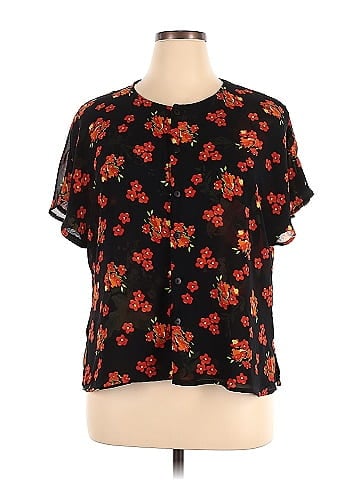 Unbranded Short Sleeve Blouse (view 1)