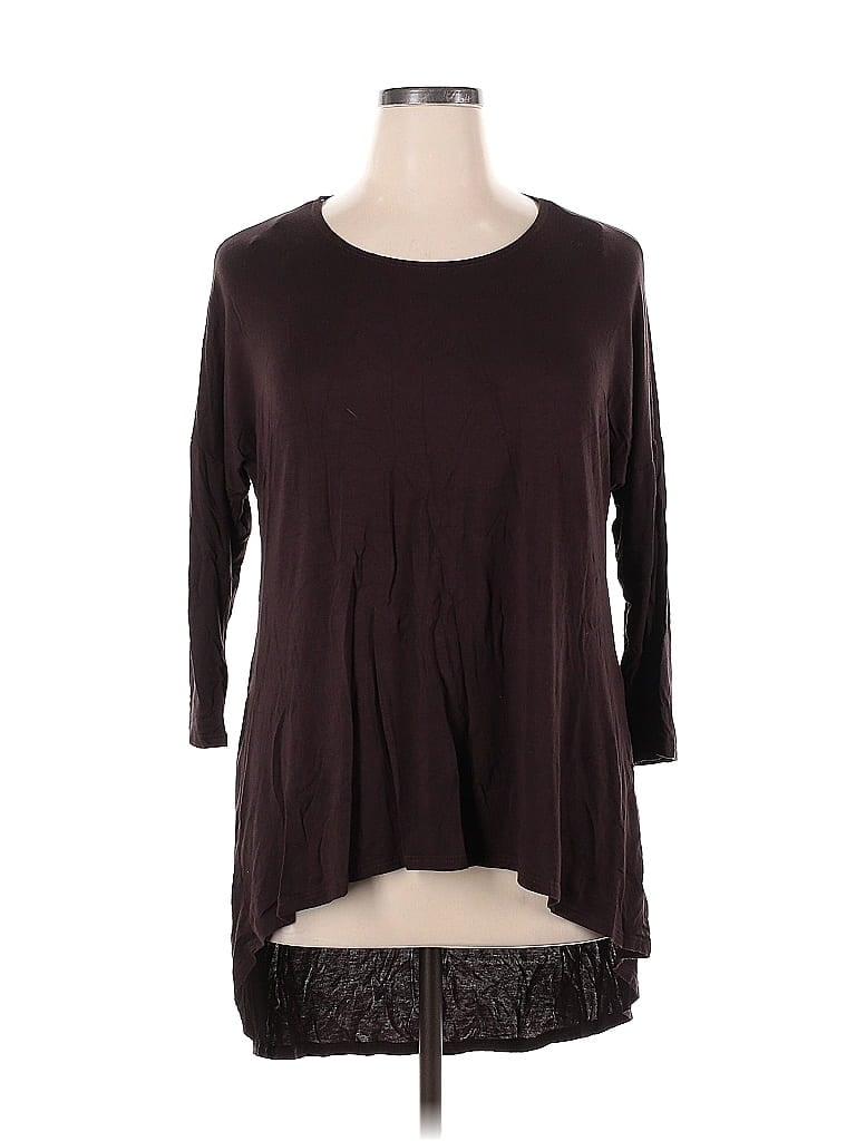 Azules Brown 3/4 Sleeve T-Shirt Size XL - photo 1
