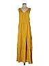 Left Coast by Dolan 100% Polyester Yellow Casual Dress Size XS - photo 1