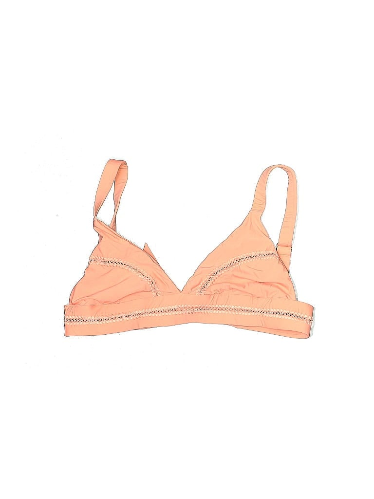 Pre-owned Pilyq Swimsuit Top Orange Swimwear