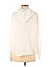 Covet Ivory Long Sleeve Blouse Size S - photo 2