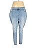 Terra & Sky Solid Blue Jeans Size 1X - photo 1