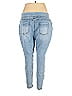 Terra & Sky Solid Blue Jeans Size 1X - photo 2