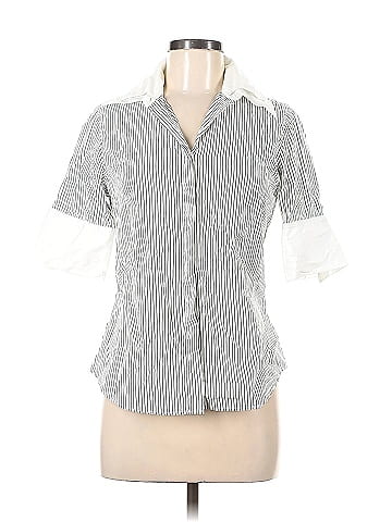 Anne Fontaine Short Sleeve Blouse (view 1)