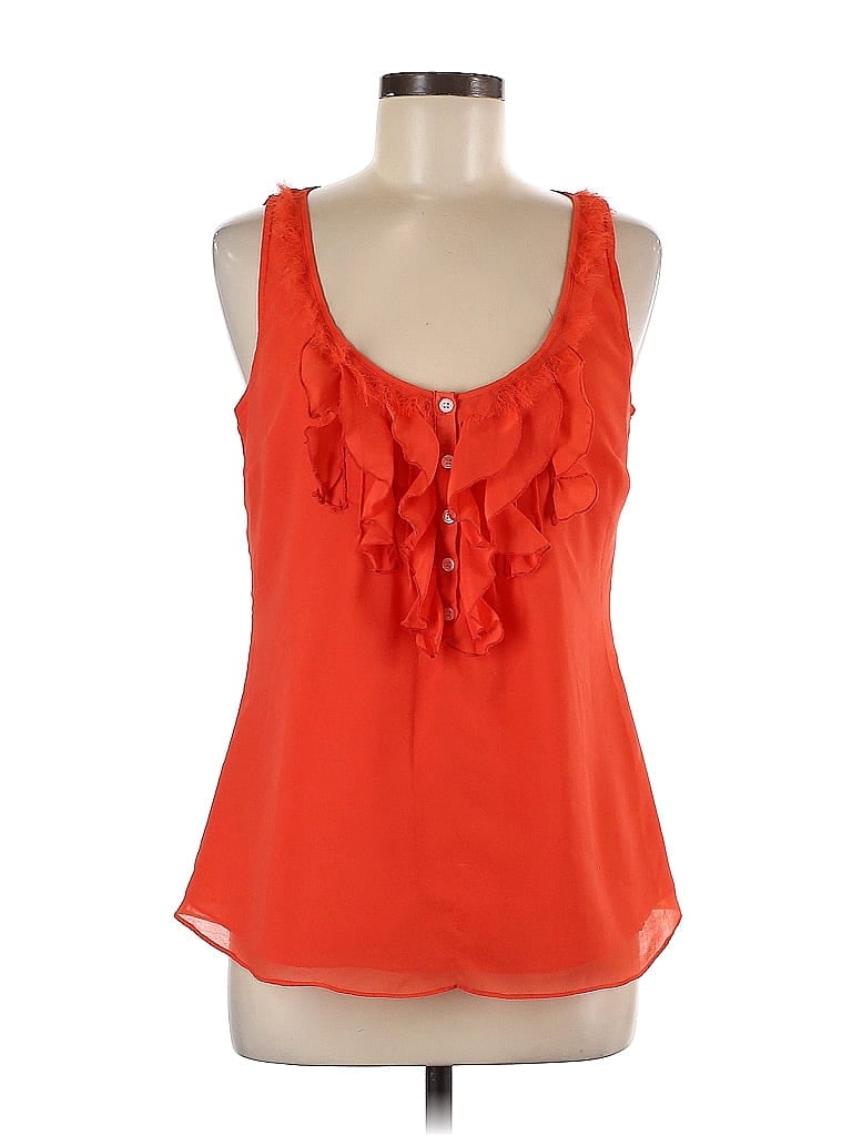 Georgiou Studio Orange Sleeveless Blouse Size M - photo 1