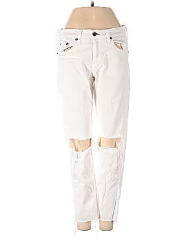 FRAME Denim Hearts White Jeans Size 28 waist