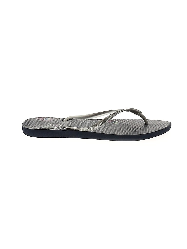Pre-owned Havaianas Flip Flops In Gray