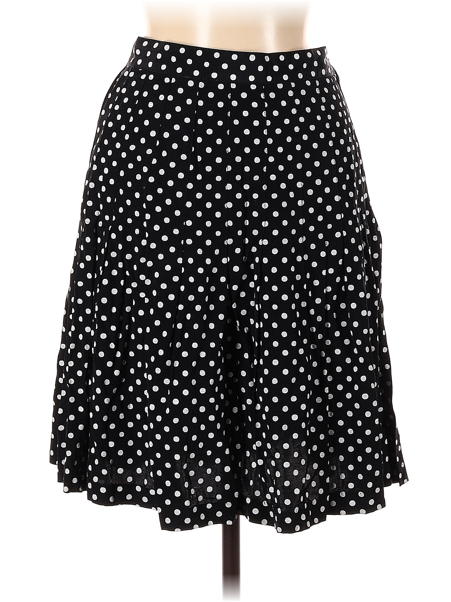 Assorted Brands Polka Dots Black Casual Skirt Size 8