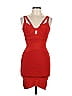 Bebe Red Cocktail Dress Size L - photo 1