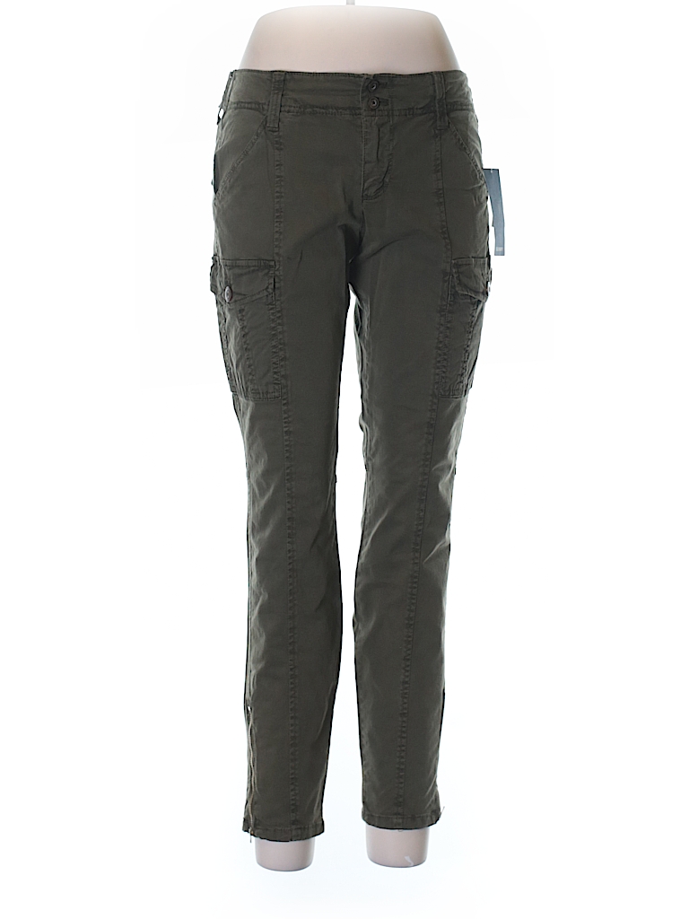 Old Navy Solid Dark Green Cargo Pants Size 10 - 62% off | thredUP