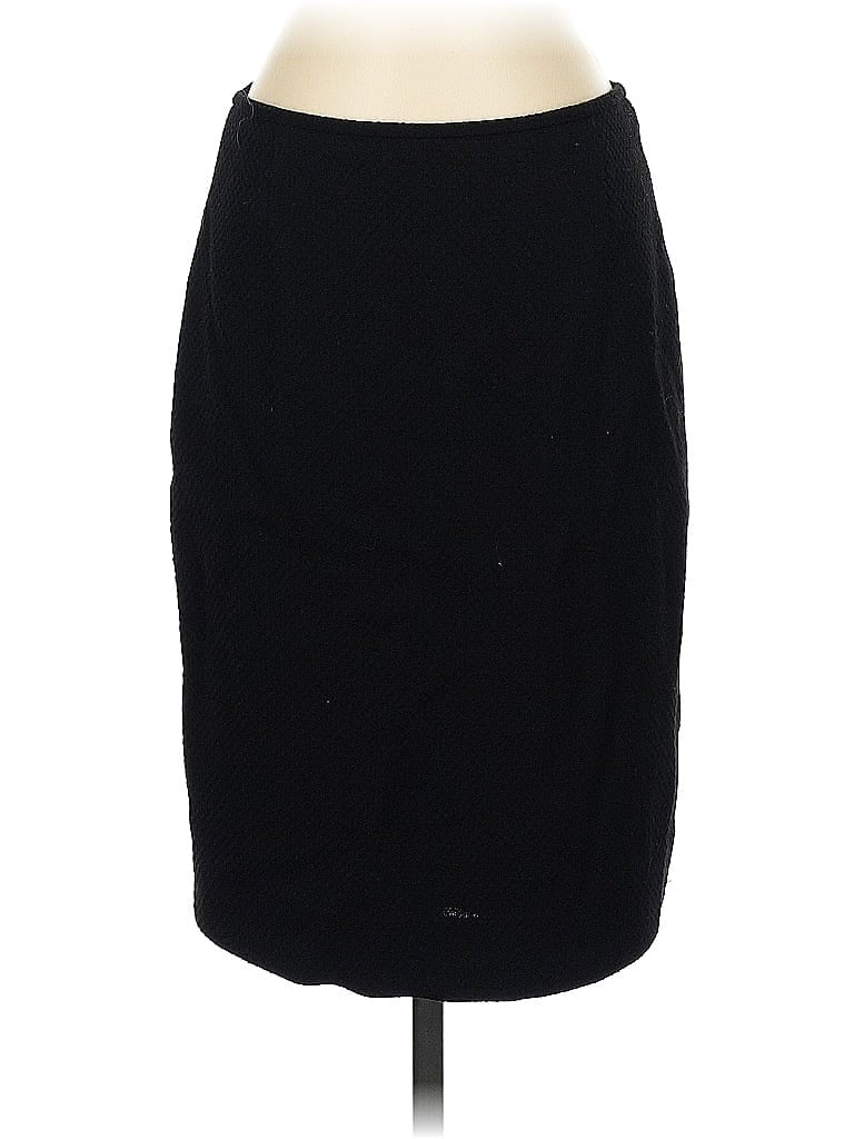 Pre-owned Tahari By Asl Wool Skirt In Black