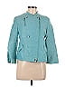 Akris Punto 100% Viscose Teal Jacket Size 6 - photo 1