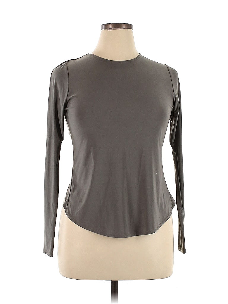 Onzie Gray 3/4 Sleeve T-Shirt Size 3X - photo 1