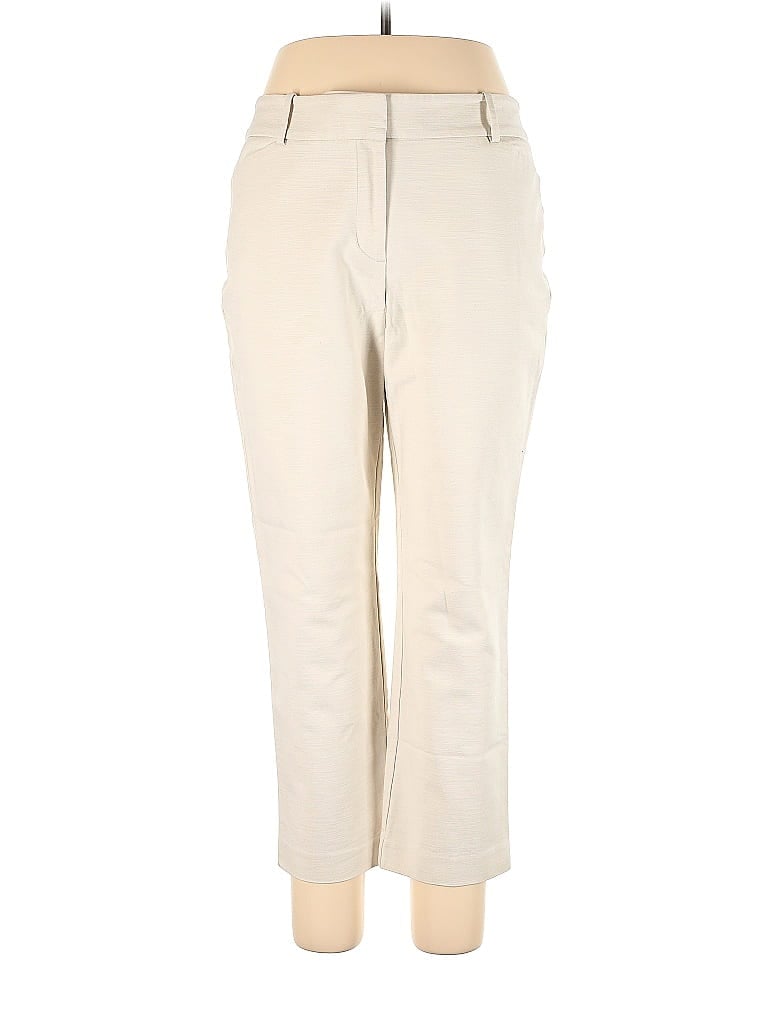 Pre-owned Ann Taylor Factory Casual Pants In White