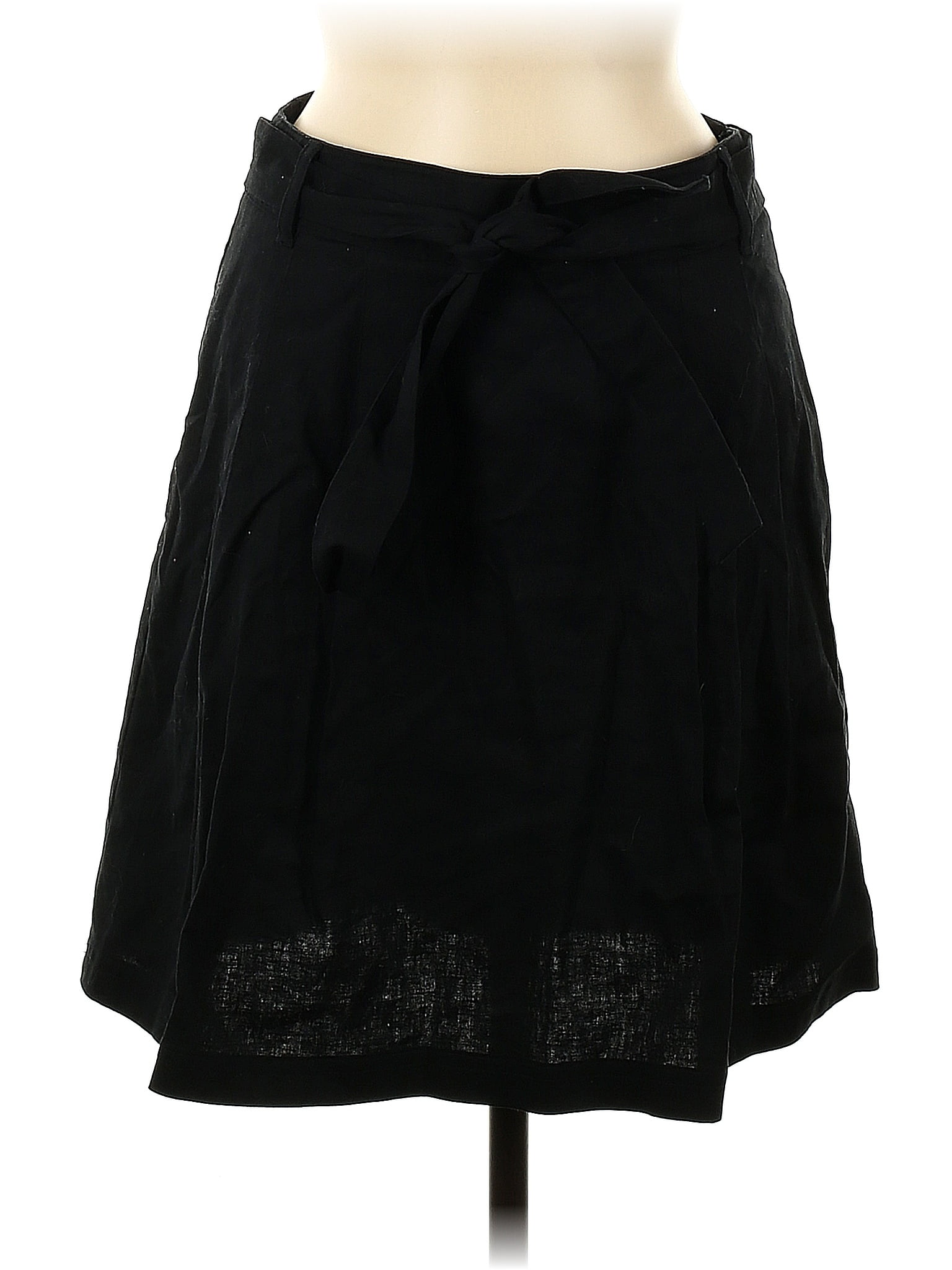 Banana Republic Factory Store Solid Black Formal Skirt Size 6 (Petite