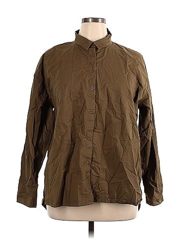 Melrose and Market Long Sleeve Button-Down Shirt (view 1)