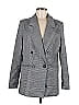 Aqua Houndstooth Gray White Blazer Size M - photo 1