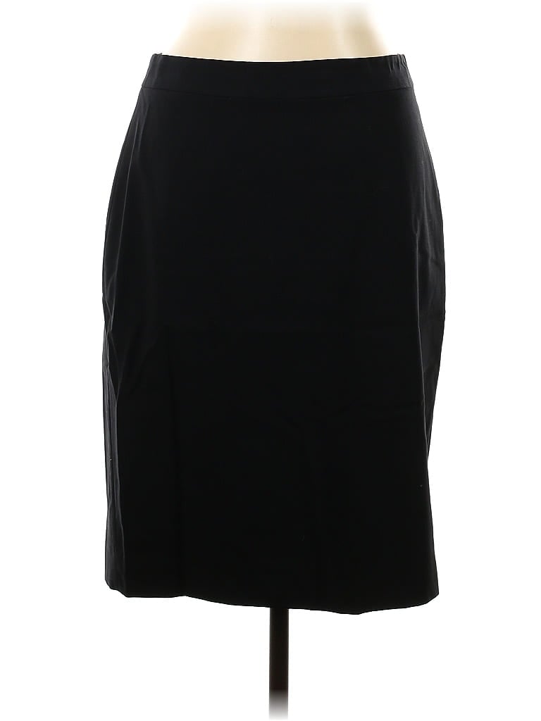 Click to view more detailed imagery on our partner's website Pre-owned Banana Republic Wool Skirt In Black