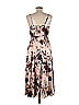Mia Joy 100% Polyester Floral Burgundy Cocktail Dress Size 3 - photo 2