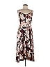 Mia Joy 100% Polyester Floral Burgundy Cocktail Dress Size 3 - photo 1