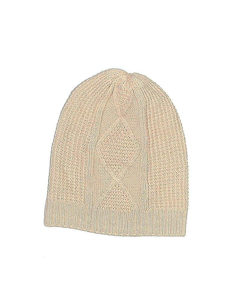 TJD 100% Acrylic Ivory Tan Beanie One size - photo 1