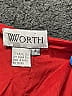 Worth 100% Silk Solid Red Cocktail Dress Size 4 - photo 3
