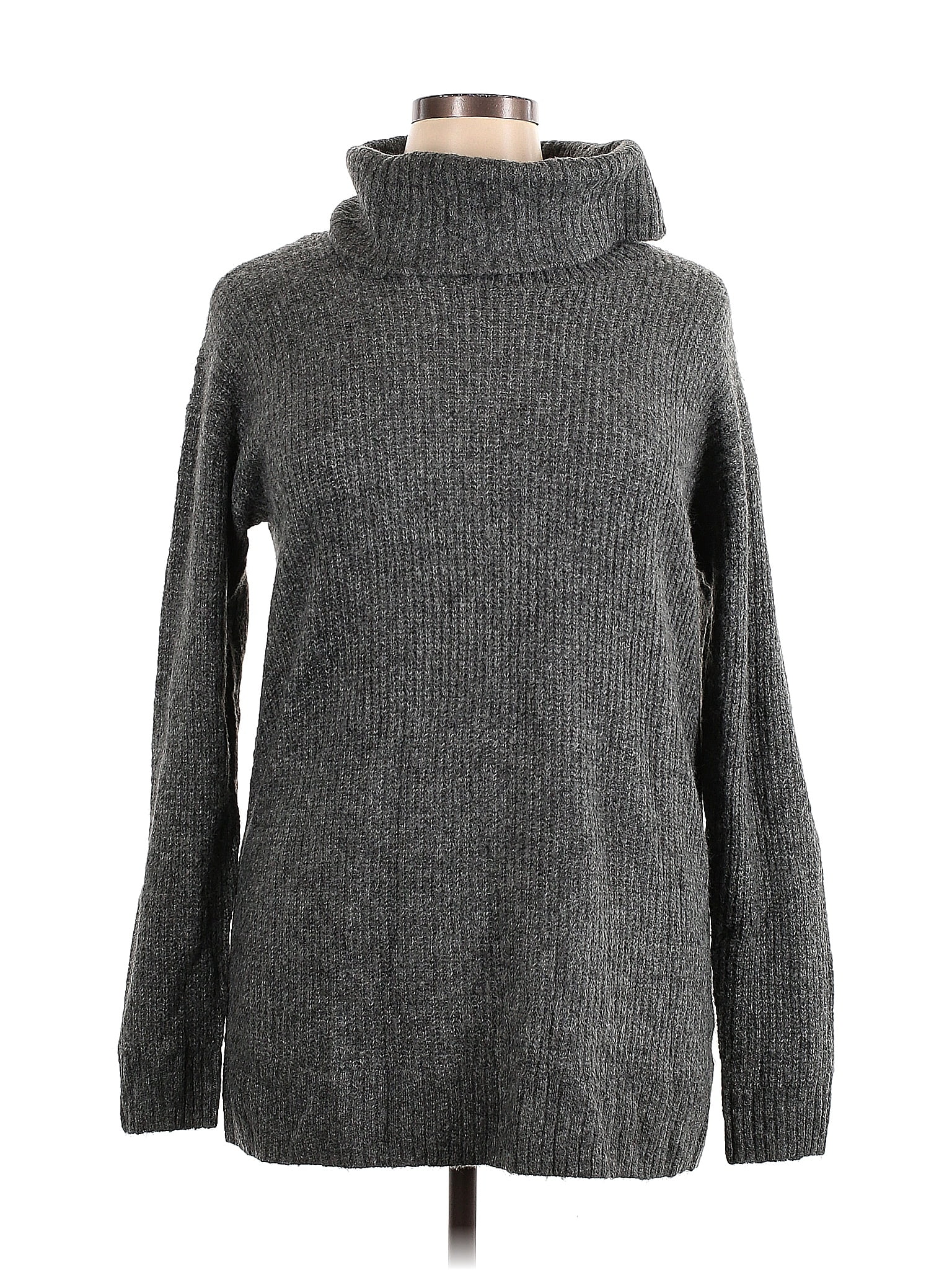 Style & Co Women'sl Ombre Long Sleeve Turtle Neck Blouse Sweater Teal Size 3X
