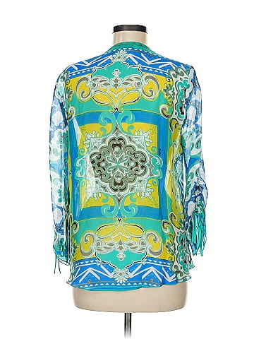Hale Bob 3/4 Sleeve Silk Top (view 2)