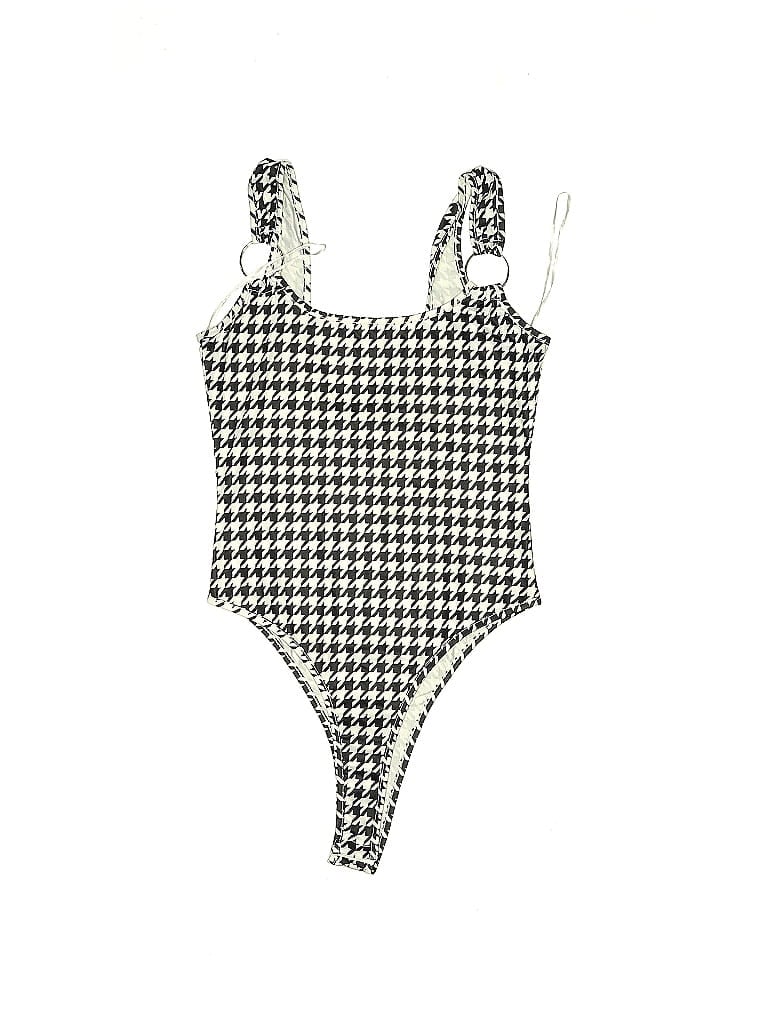Love & Other Things Silver Bodysuit Size 10 - photo 1