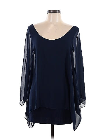 White House Black Market 3/4 Sleeve Blouse (view 1)