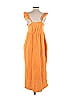 Magaschoni 100% Organic Cotton Orange Casual Dress Size S - photo 2