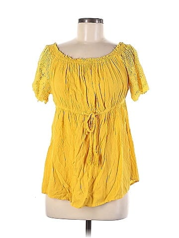Hint of Blush Short Sleeve Blouse (view 1)