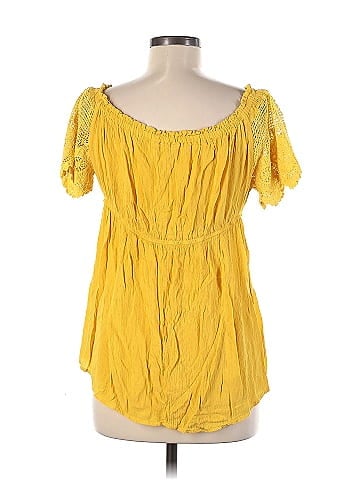 Hint of Blush Short Sleeve Blouse (view 2)