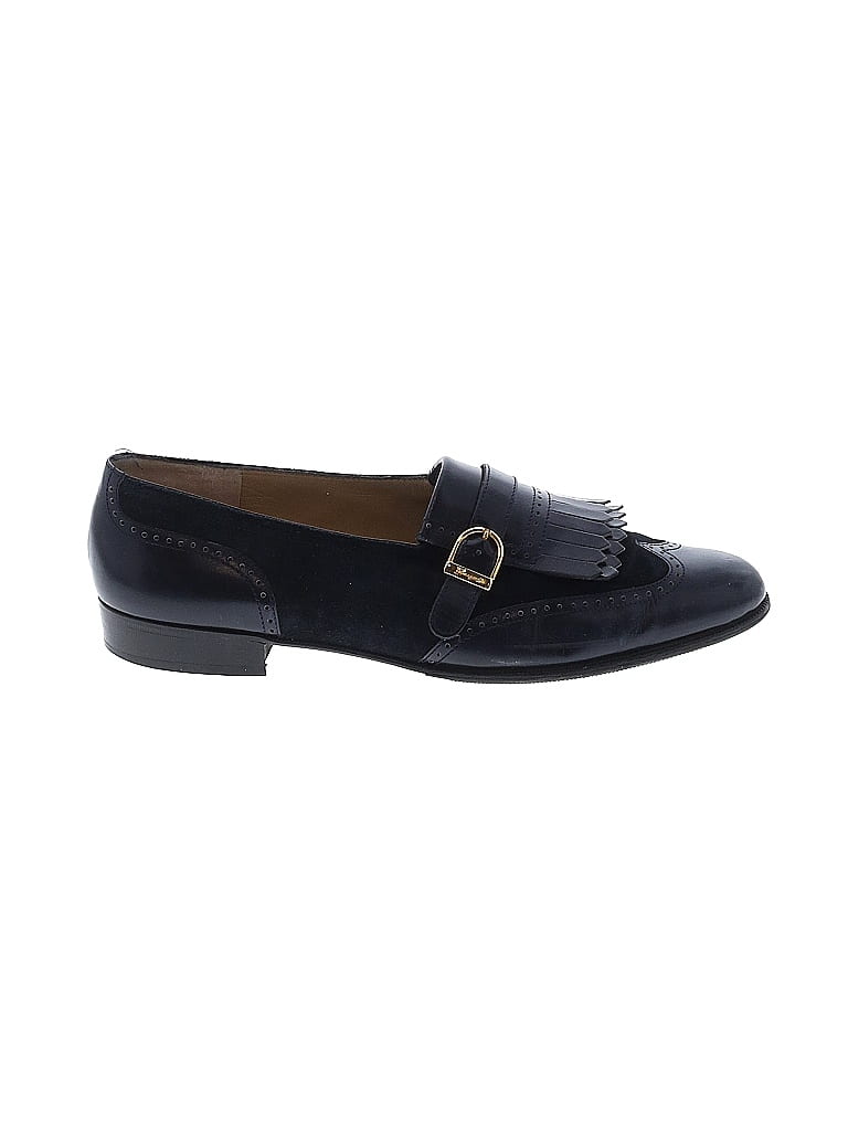 Salvatore Ferragamo Blue Flats Size 7 1/2 - photo 1