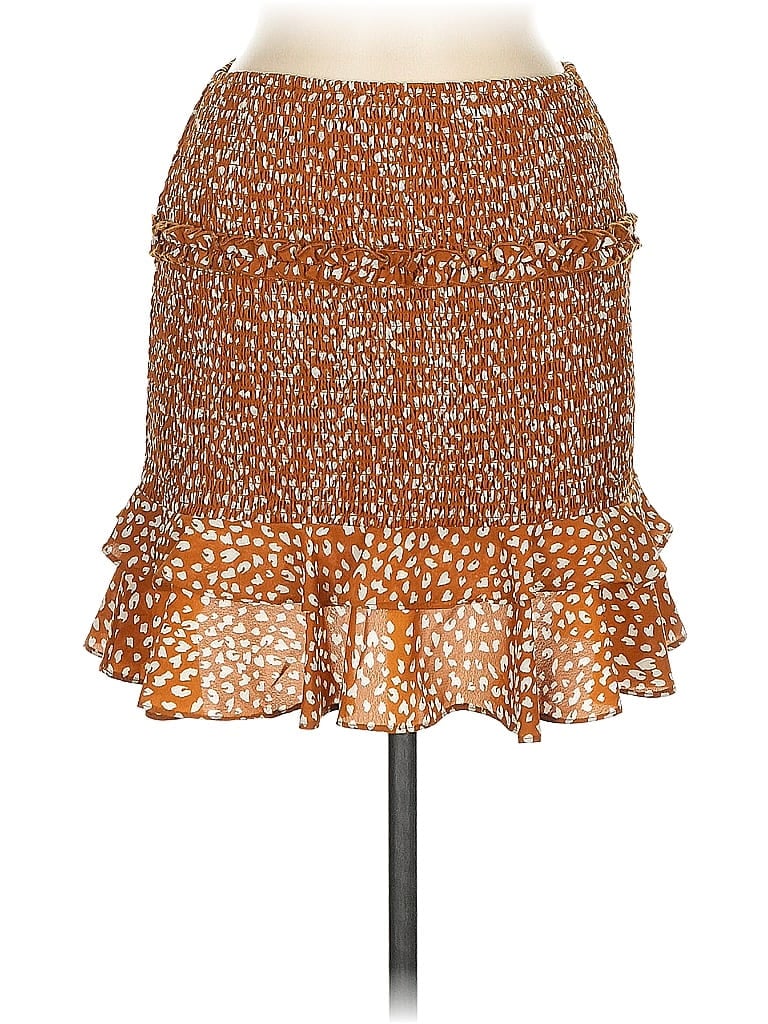 Pre-owned William B Casual Skirt In Orange