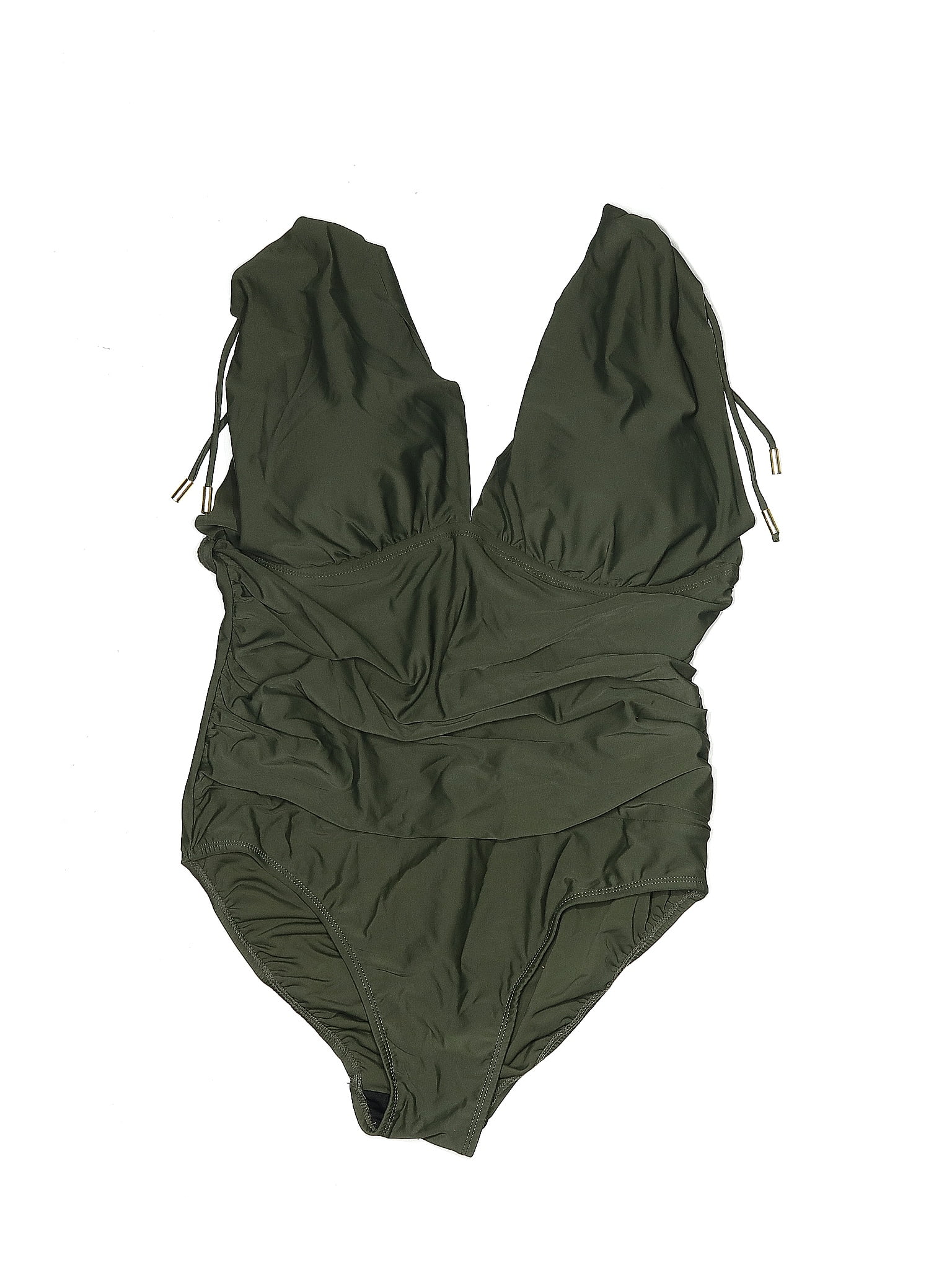 Shore Shapes Solid Green One Piece Swimsuit Size 16 - 42% off | ThredUp