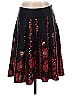 Mossimo 100% Polyester Black Casual Skirt Size 4 - photo 1